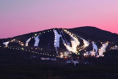 Popular New England ski areas include Pat's Peak near Boston Popular New England ski areas include Pat's Peak near Boston