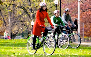 Boston Bike Tour on Boston Common Boston Bike Tour on Boston Common