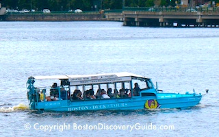Boston Duck Boat on the Charles River Boston Duck Boat on the Charles River