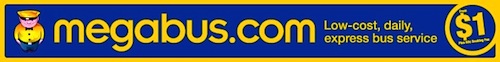 Megabus Boston-New York tickets start at 99 cents!   
