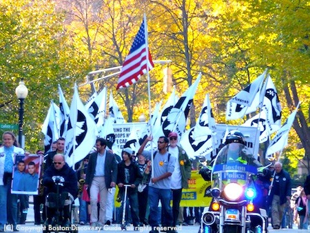 Veterans for Peace Veterans Day Parade in Boston