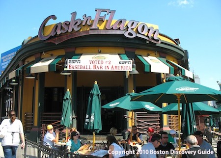 Cask 'n Flagon at Boston's Fenway Park / Boston Bars near Fenway - www.boston-discovery-guide.com