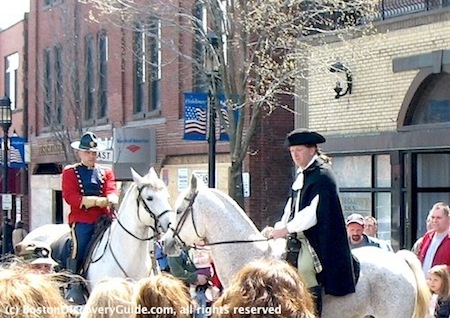 Reenactment of Paul Revere#39;s Paul Revere Midnight Ride Poem. Reenactment of Paul Revere#39;s