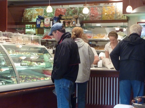 Photo of tempting Italian pastries in Modern Pastry on Hanover Street