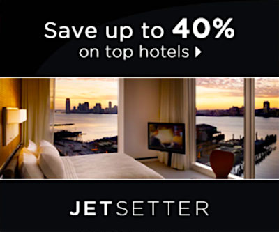 Discount code for special hotel rates from JetSetter Discount code for special hotel rates from JetSetter