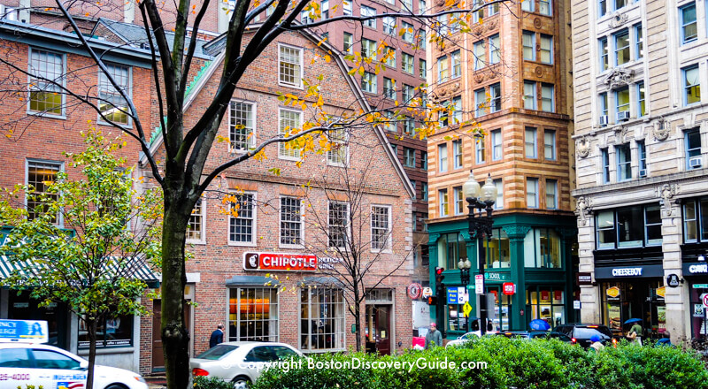 Old Corner Bookstore on the Freedom Trail Old Corner Bookstore on the Freedom Trail