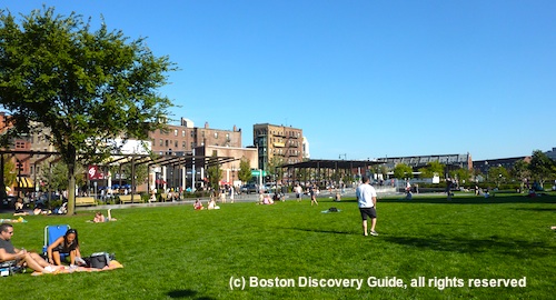 Picnic on Rose Kennedy Greenway, near the North End and Faneuil Hall Marketplace Picnic on Rose Kennedy Greenway, near the North End and Faneuil Hall Marketplace