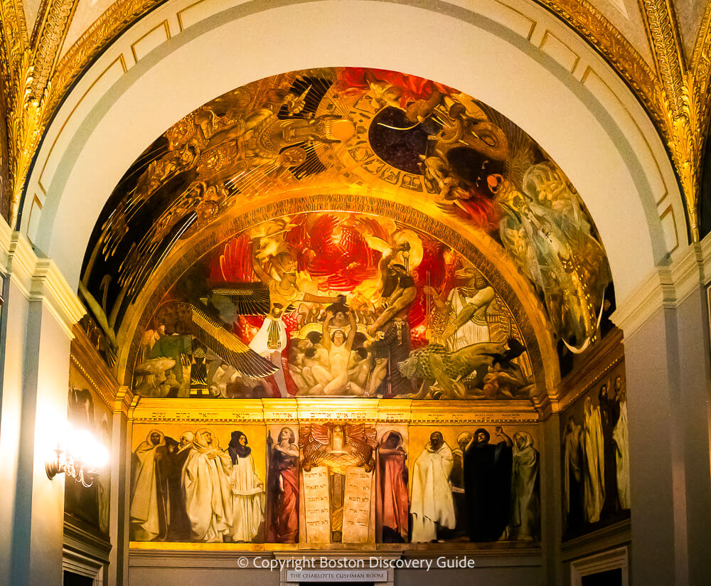 Part of the Sargent murals at Boston Public Library