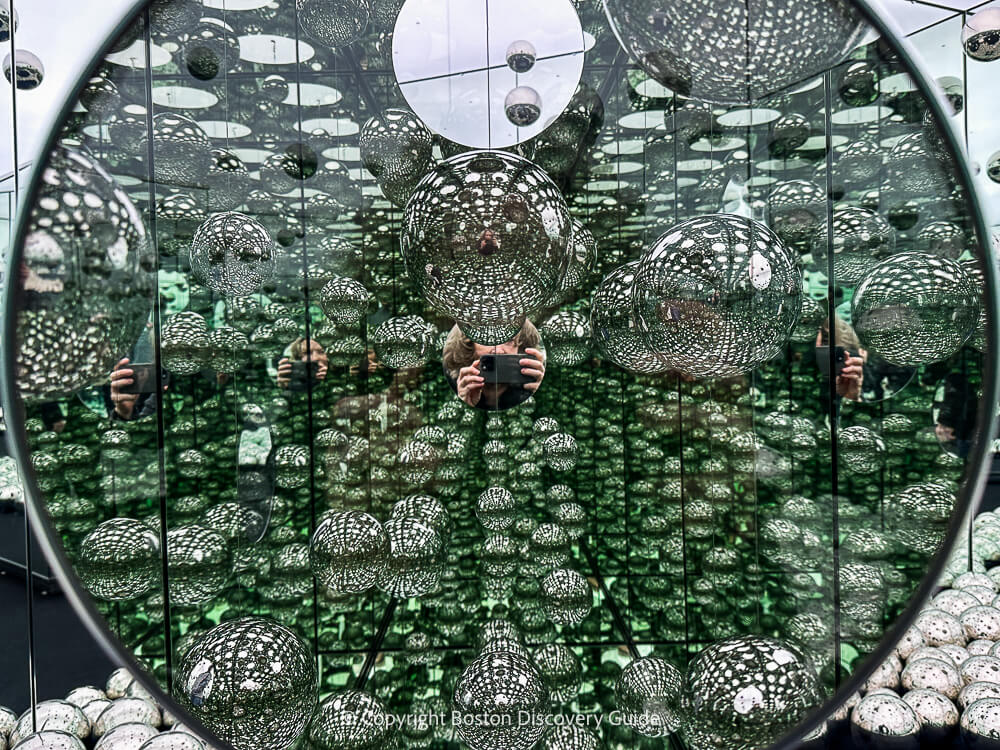 Seeing infinity close up in Yayoi Kusama's Lets Survive Together