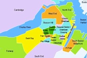 Boston neighborhood map