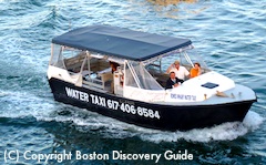 Boston Water Taxi from Boston's Cruise Terminal to Faneuil Hall Marketplace