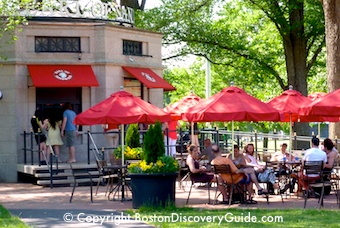 Earl of Sandwich food pavilion on Boston Common Earl of Sandwich food pavilion on Boston Common
