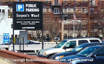 Boston Parking Garages Near North End Attractions Td Garden