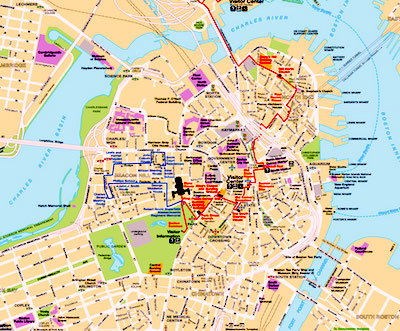 Street Map Of Boston - Adrian Kristine