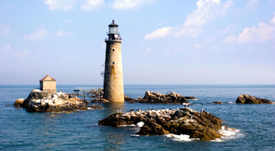Graves Lighthouse - part of fall foliage tour from Boston Graves Lighthouse - part of fall foliage tour from Boston