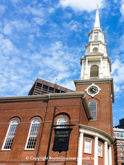 Park Street Church on Boston's Freedom Trail