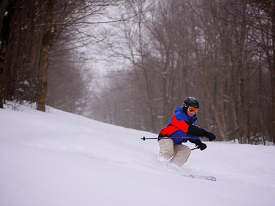 New England ski areas include Vermont's Middlebury College Snow Bowl New England ski areas include Vermont's Middlebury College Snow Bowl