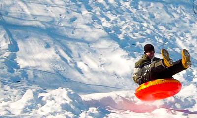 Tubing at Mount Jefferson Ski Area in Lee, Maine Tubing at Mount Jefferson Ski Area in Lee, Maine