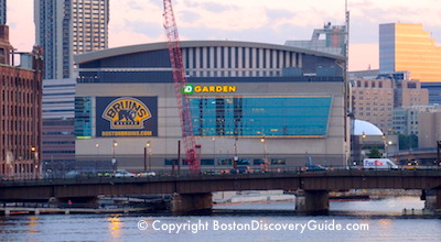 TD Garden, where Boston Bruins and Boston Celtics play home games over Thanksgiving weekend