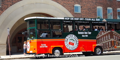 Boston Hop On Hop Off Trolleys