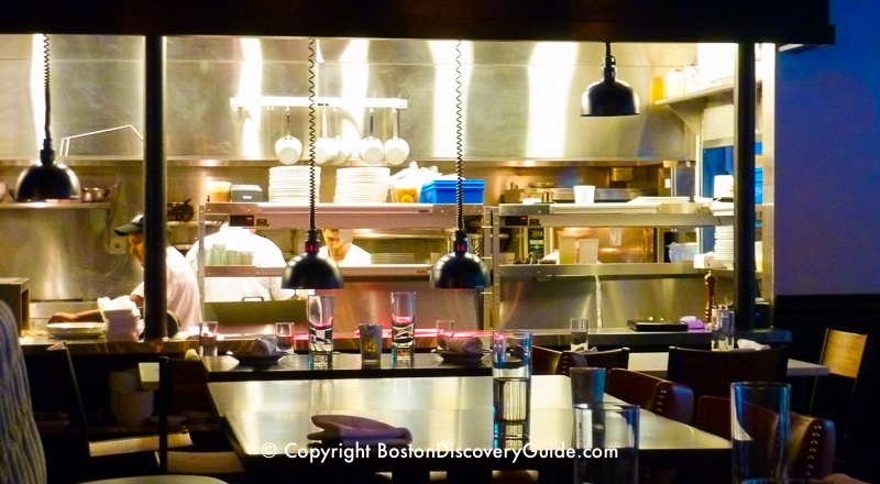 Open Kitchen at Abby Lane in Boston's Theatre District Open Kitchen at Abby Lane in Boston's Theatre District