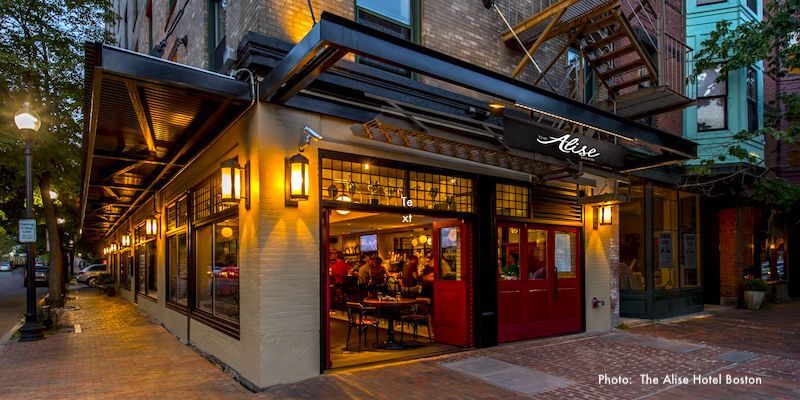 Trophy Room bistro at The Alise Boston Trophy Room bistro at The Alise Boston