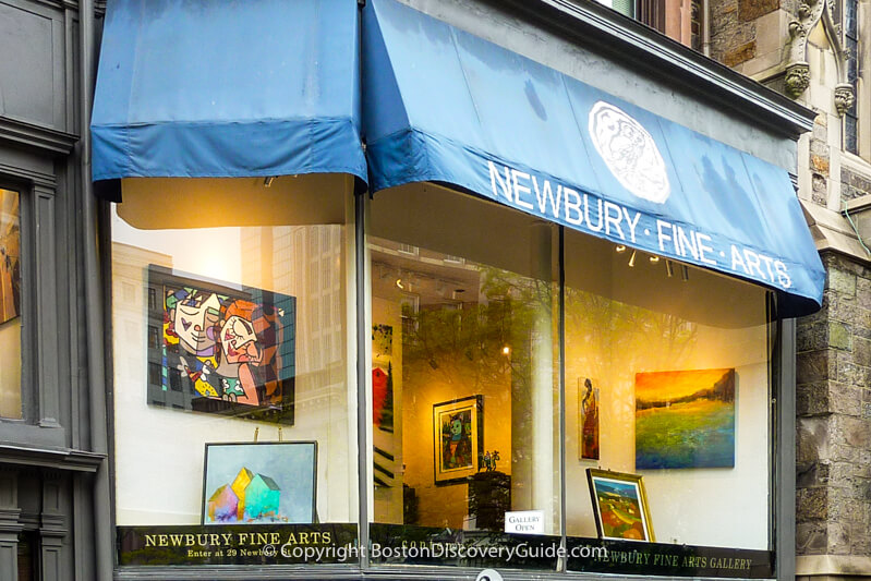 Newbury Street Art Galleries Boston Discovery Guide