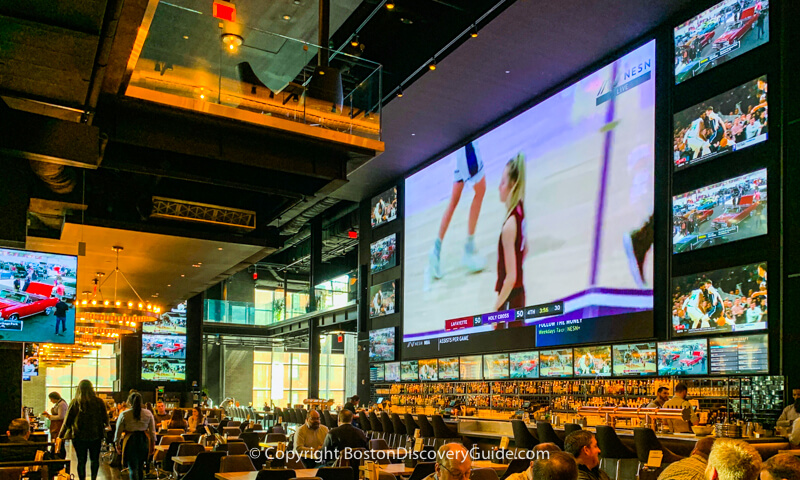 Banners - Boston sports bar next to TD Garden