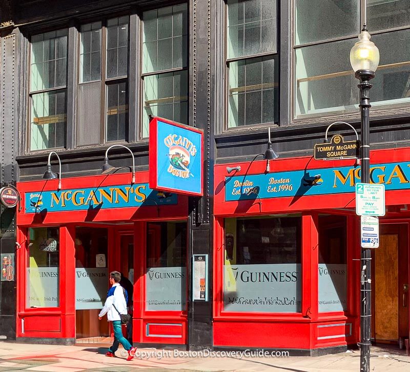 McGann's Irish Pub near TD Garden in Boston