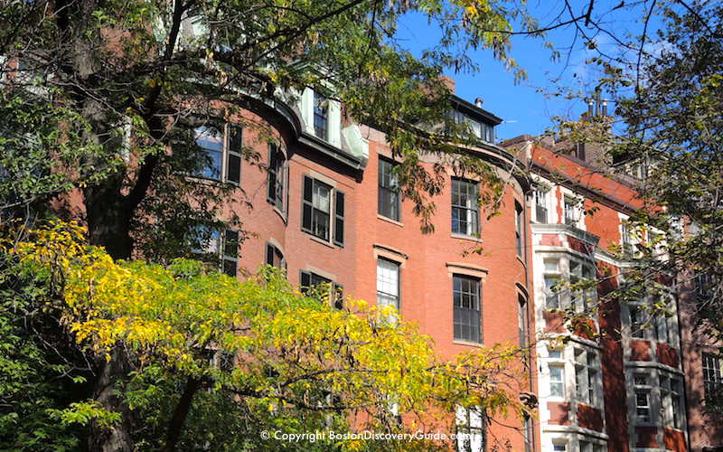 Beacon Hill mansions - Early October