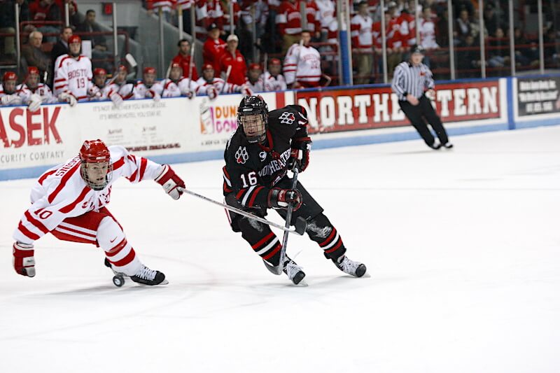 Photo of Northeastern Huskies vs Boston University ice hockey