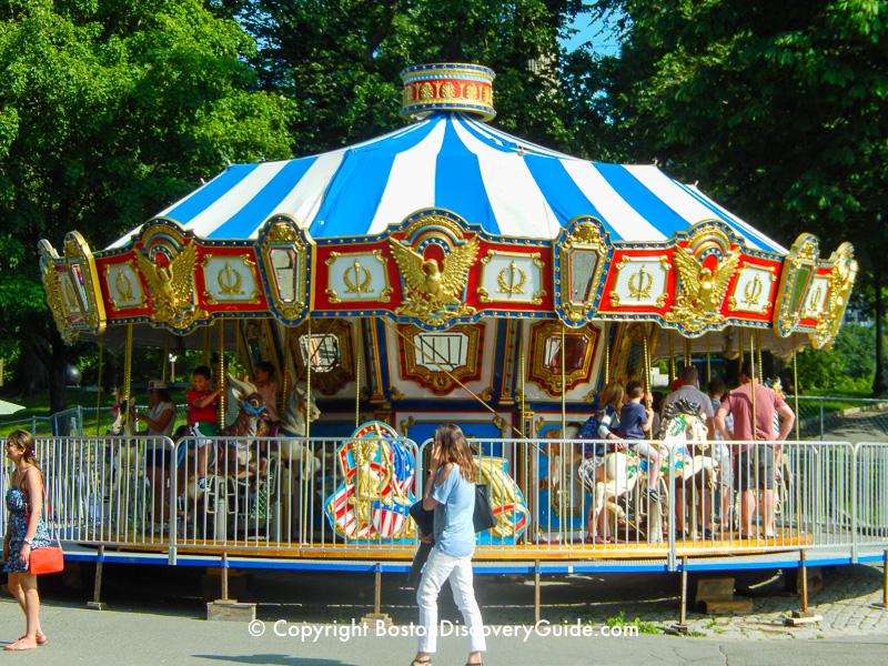 Boston Common's carousel Boston Common's carousel