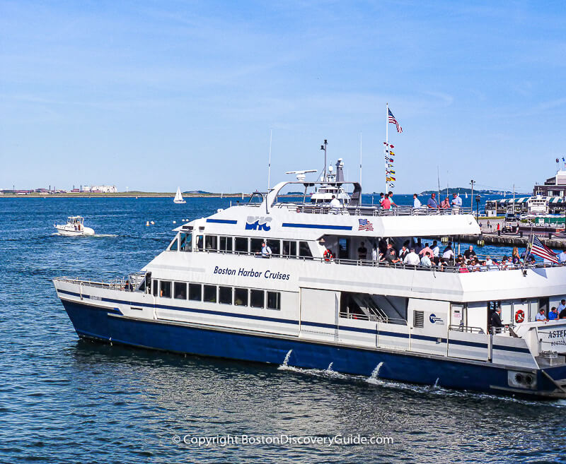 Boston Harbor Island cruise boat