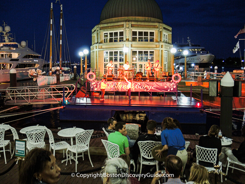 Boston Harbor Hotel's Blues Barge