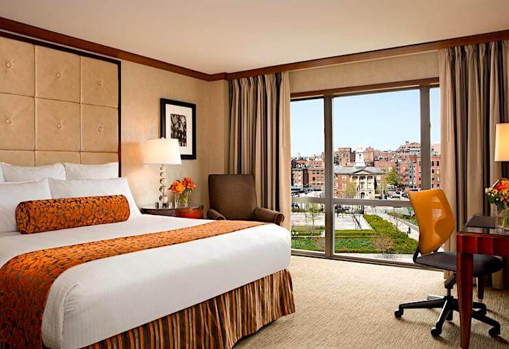 Guestroom overlooking the Rose Kennedy Greenway at the Bostonian Boston Guestroom overlooking the Rose Kennedy Greenway at the Bostonian Boston