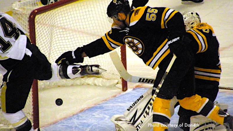 Bruins playing against the Penguins at TD Garden Bruins playing against the Penguins at TD Garden