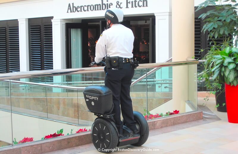 Mall cop at Burlington Mall - just like in the movie