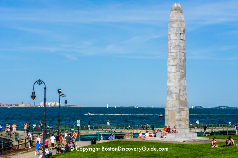 Pier and tower at Castle Island Pier and tower at Castle Island