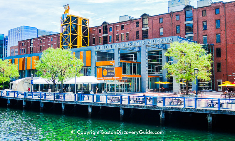 Boston Children's Museum on Fort Point Channel in the South Boston Waterfront neighborhood Boston Children's Museum on Fort Point Channel in the South Boston Waterfront neighborhood