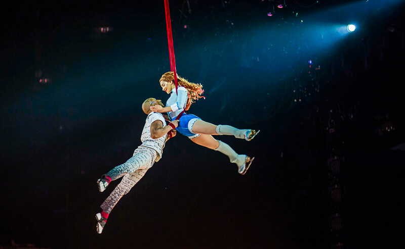 Cirque du Soleil acrobats - Photo credit: greyloch, Creative Commons