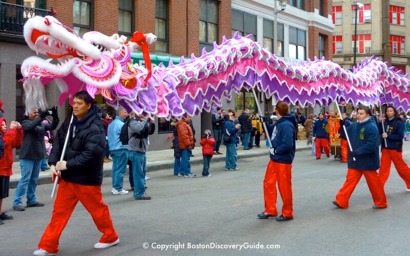 Boston Chinese New Year Parade - Dragon Dance