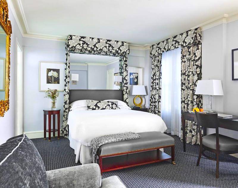 Guestroom in the Eliot Hotel Guestroom in the Eliot Hotel