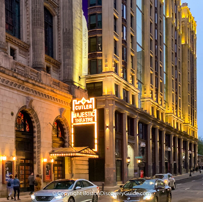 Cutler Majestic Theatre in Boston's Theatre District, where the Early Music Festival takes place