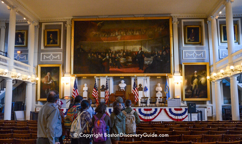 Faneuil Hall second floor assembly room Faneuil Hall second floor assembly room