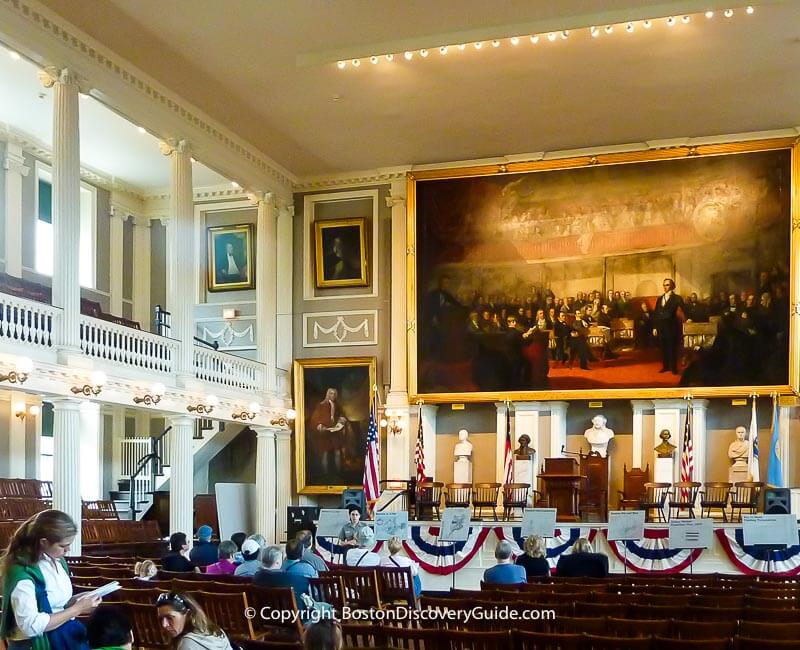 Colonial reenactors during Boston's Harborfest 