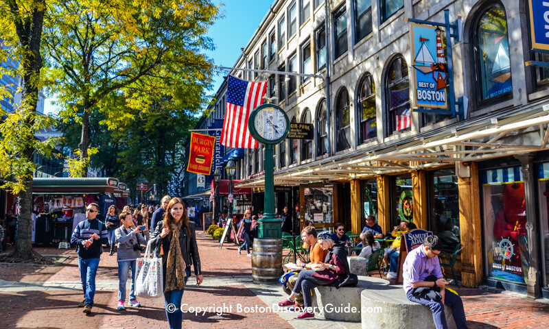 Faneuil Marketplace - Fun shopping and dining in this historic site on Boston's Freedom Trail