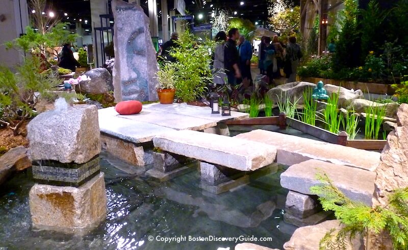 Boston Flower and Garden Show - water garden Boston Flower and Garden Show - water garden