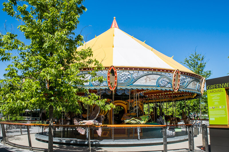 Greenway Carousel on a summer afternoon