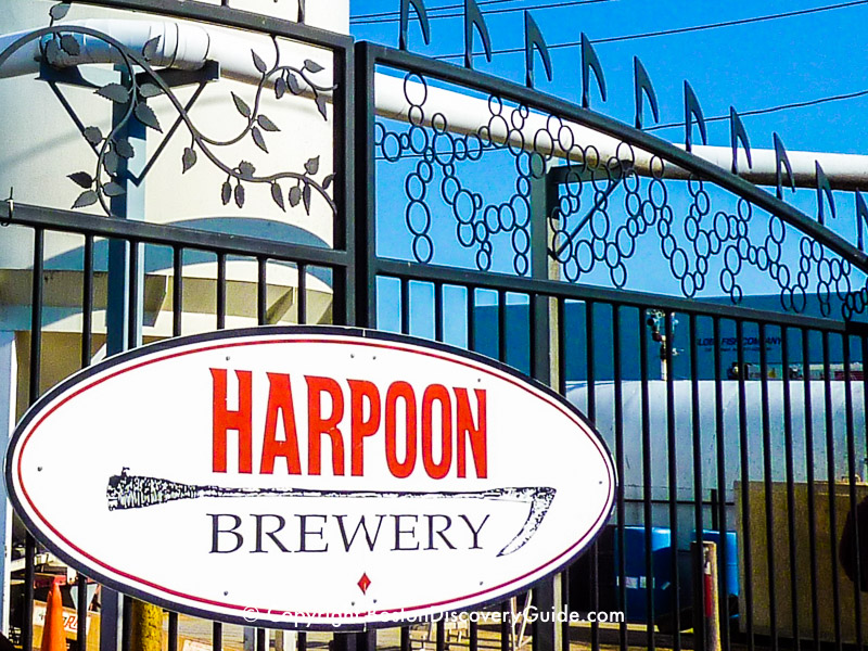 Harpoon Brewery in the South Boston Waterfront neighborhood