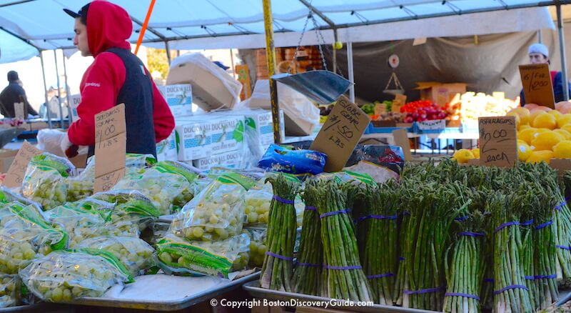 Perfect asparagus - and each $2 bundle weighed almost 2 pounds  